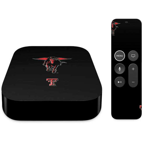 Texas Tech University Red Raiders Logo Apple TV Skin